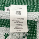 Town & Country 5x Christmas Themed Kitchen Towels - Green