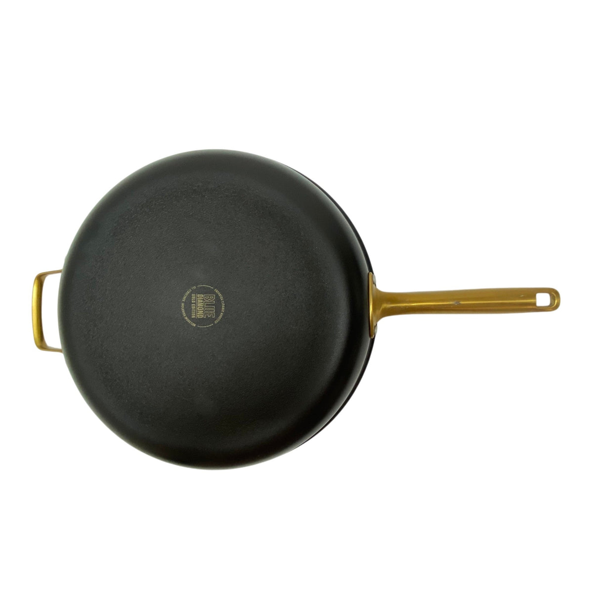 Blue Diamond Extra Large 34cm Frypan with Handle - Gold Edition