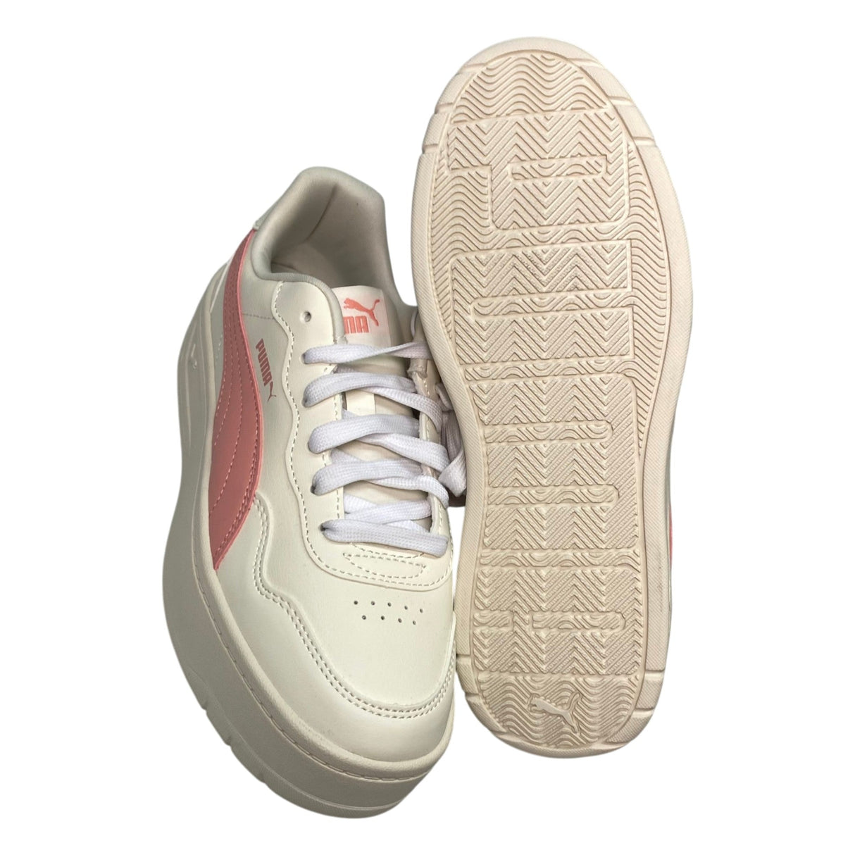Puma Women's Court Lally Skye Sneakers - Frosted Ivory/Pink Fruit SIZE - 37