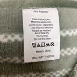 Berkshire Reversible Plush Throw - 152cm x 178cm - Sage