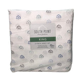 South Point 6 Piece Sheet Set - King - Provence Medallion