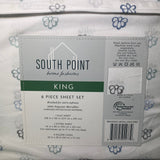 South Point 6 Piece Sheet Set - King - Provence Medallion
