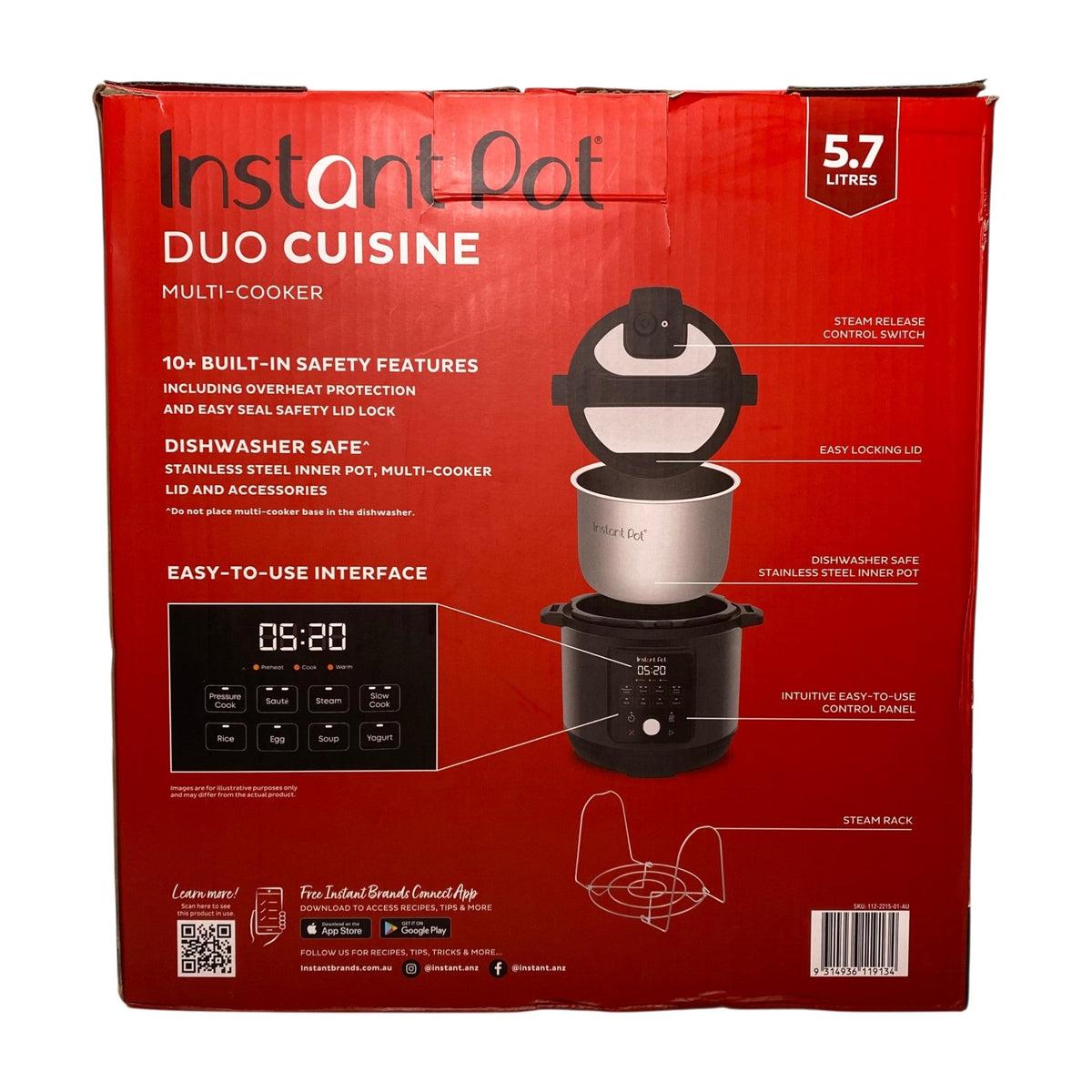 Instant Pot 5.7L Duo Cuisine 8-in-1 Multi-Cooker