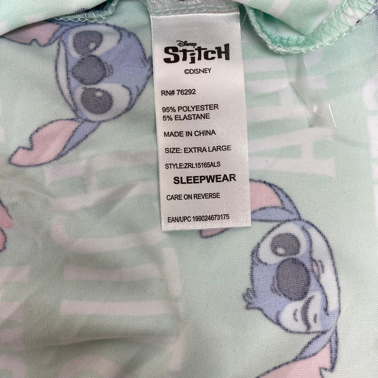 Disney Women's Licensed Stitch Summer Pyjama Set SIZE - Extra Large