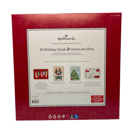 Hallmark 40x Holiday Greeting Cards - Traditional Icons