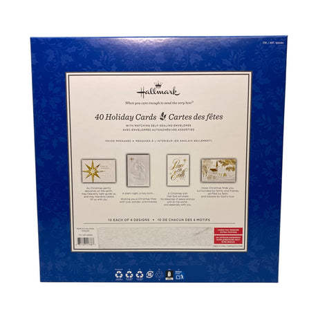 Hallmark 40x Holiday Greeting Cards - Elegant Icons
