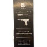Umbra Ball End Curtain Rod 2 Pack - Nickel - 76 - 213 cm
