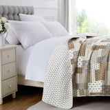 Fraiche Maison Microfiber Quilt - Queen - Patchwork