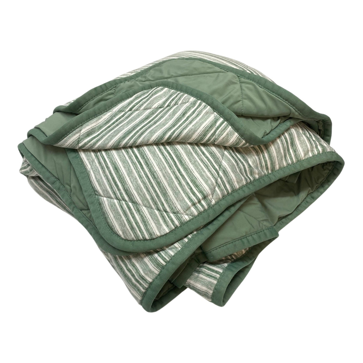 Pem America Cooling Blanket - Queen - Green Stripe