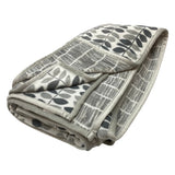 Berkshire Reversible Plush Throw - 152cm x 178cm - Grey