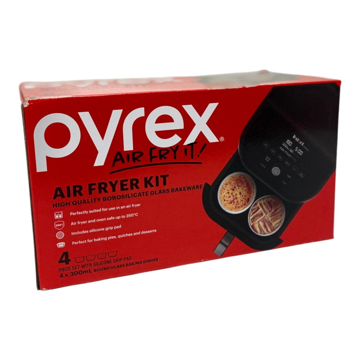 Pyrex 4 Piece Air Fryer Kit