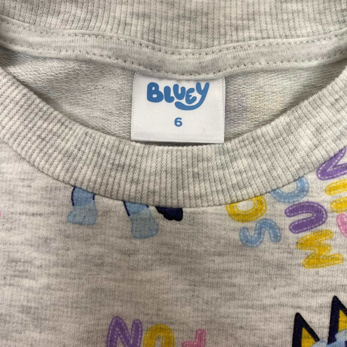 Bluey 2x Girls Sweatshirts SIZE - 6