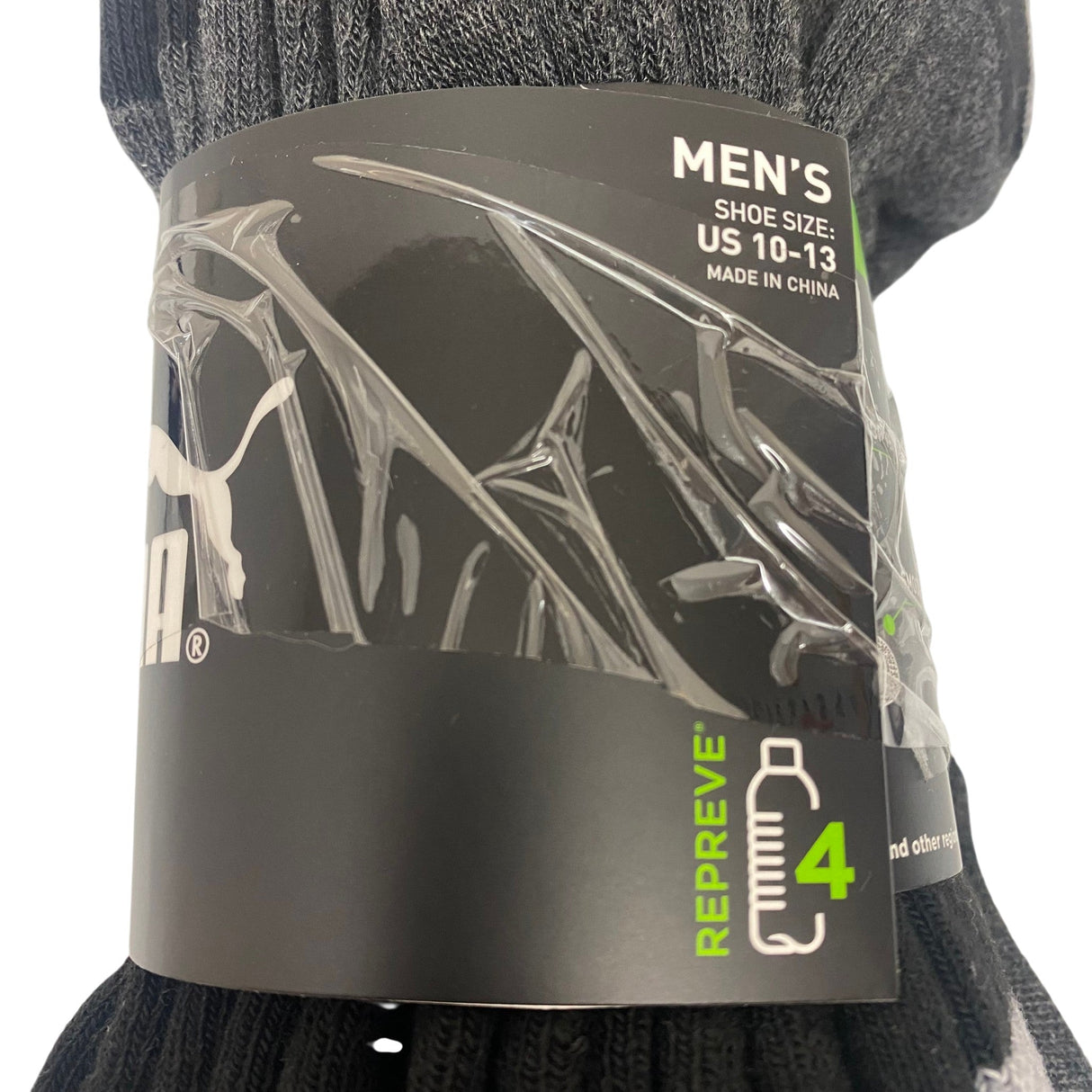 Puma 6x Men's Low Cut Socks - Shoe Size 10-13
