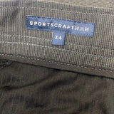 Sportscraft Men's Textured Cotton Shorts SIZE - 34