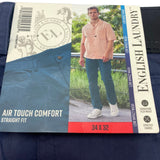 English Laundry Men's AirTouch Comfort Straight Fit Pants - Blue SIZE - 34