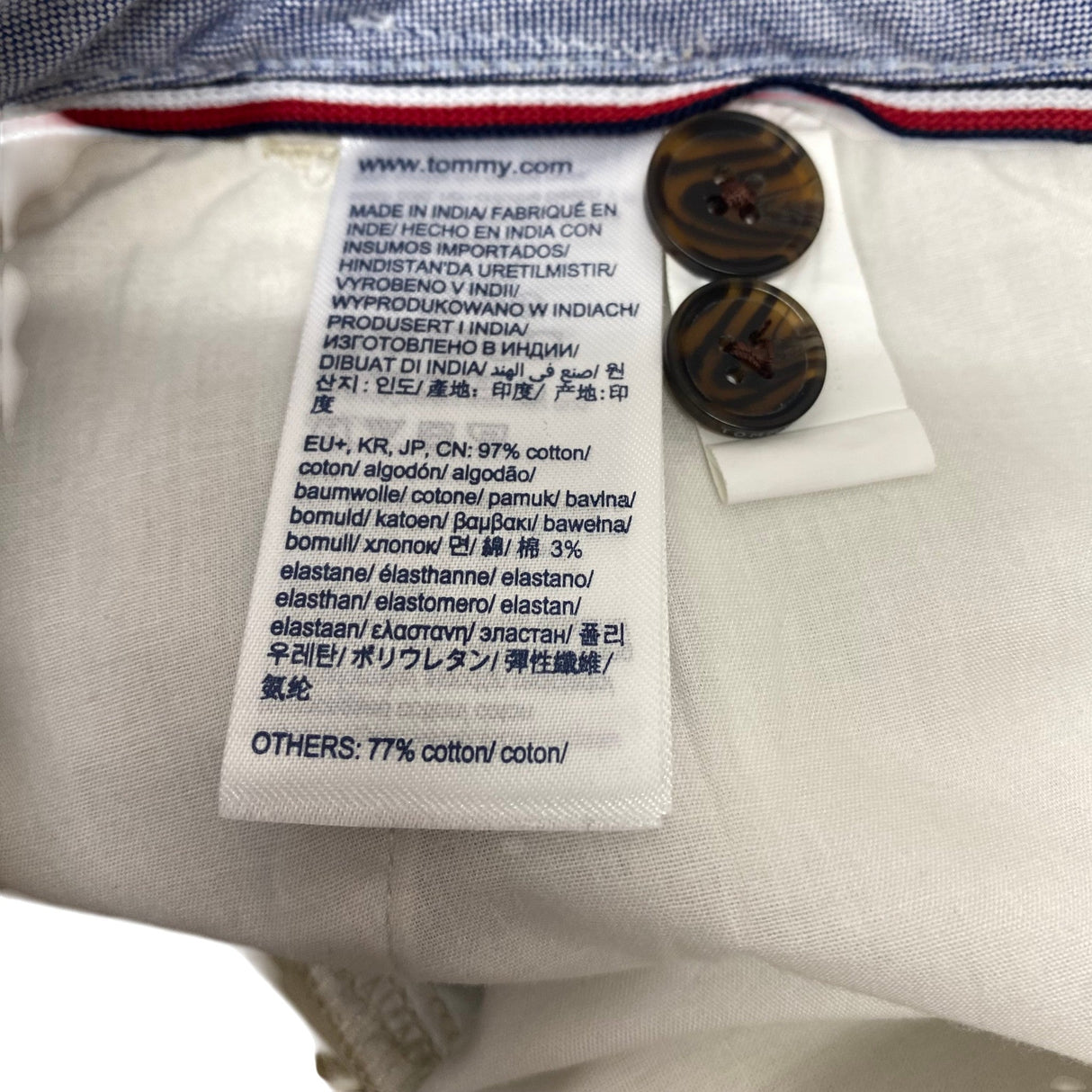 Tommy Hilfiger Men's Straight Fit Pants SIZE - 36