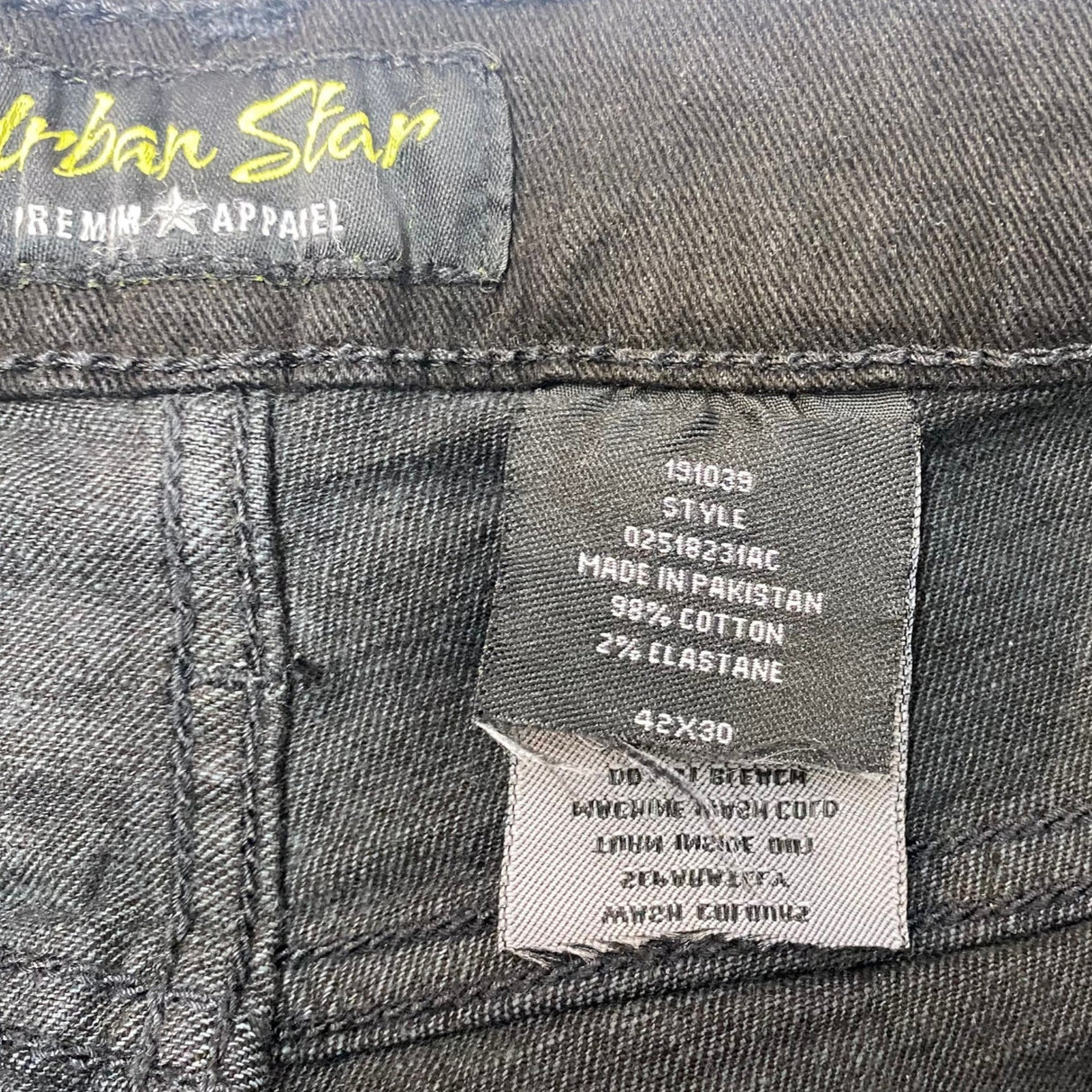 Urban Star Men's Straight Leg Jeans SIZE - 42