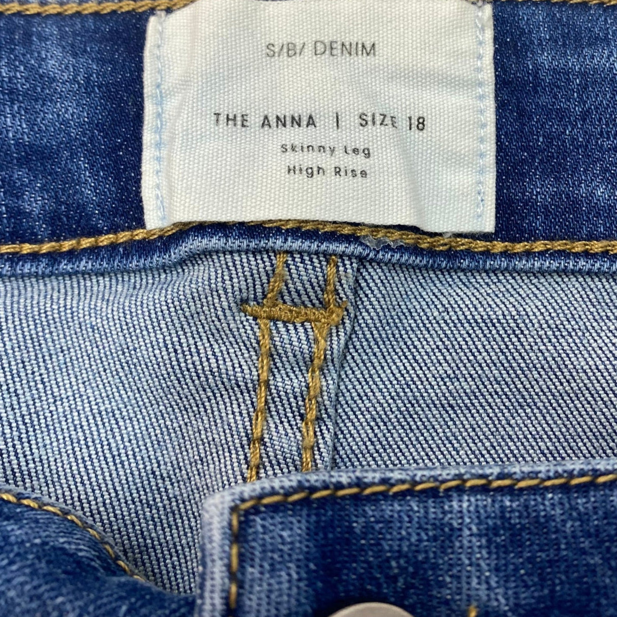 SABA Women's Skinny Leg High Rise Jeans SIZE - 18