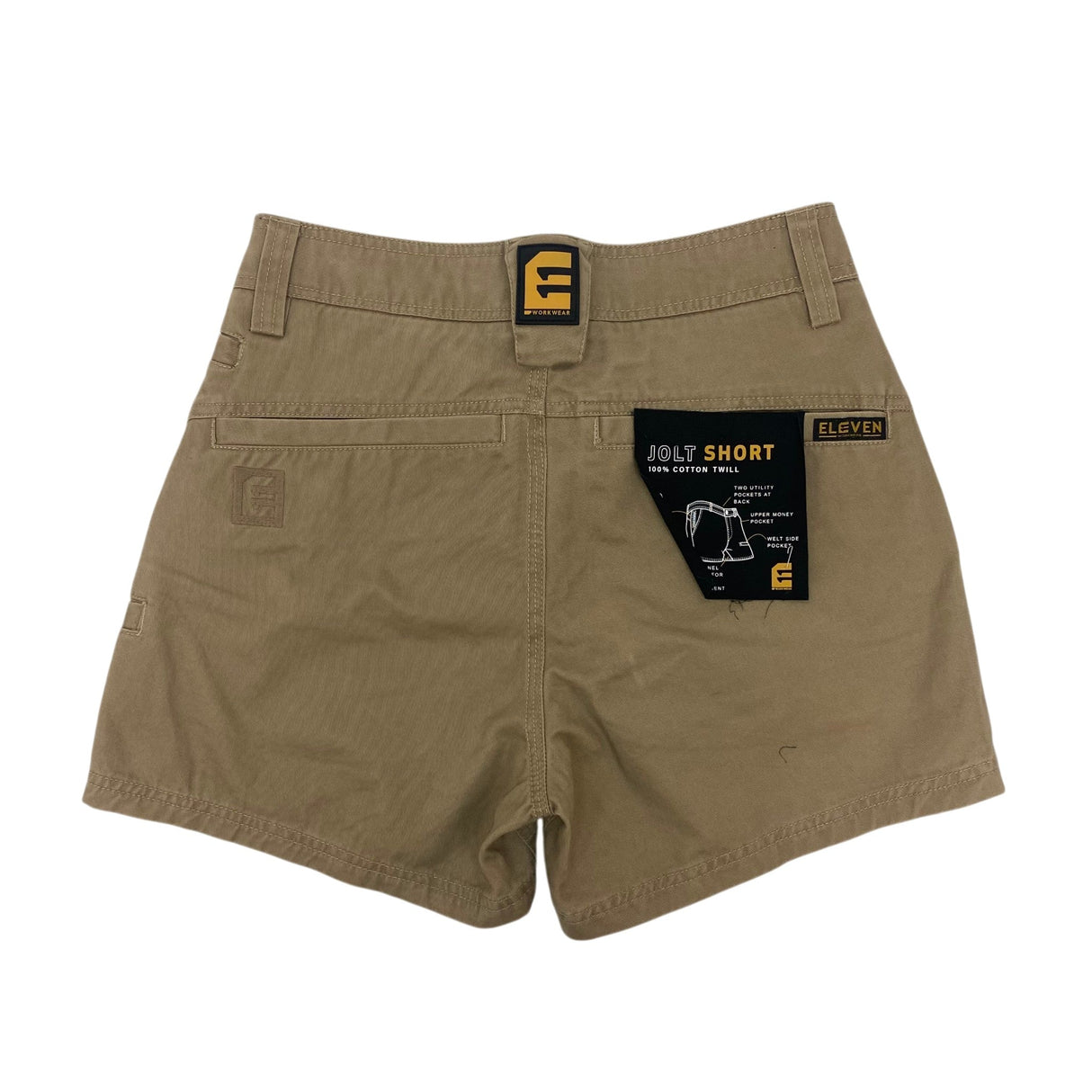 Eleven Women's Work Shorts - Tan SIZE - 26