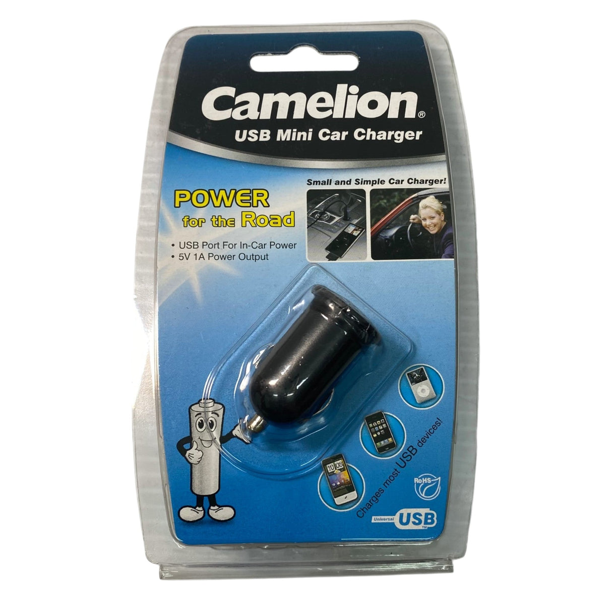 Camelion USB Mini Car Charger