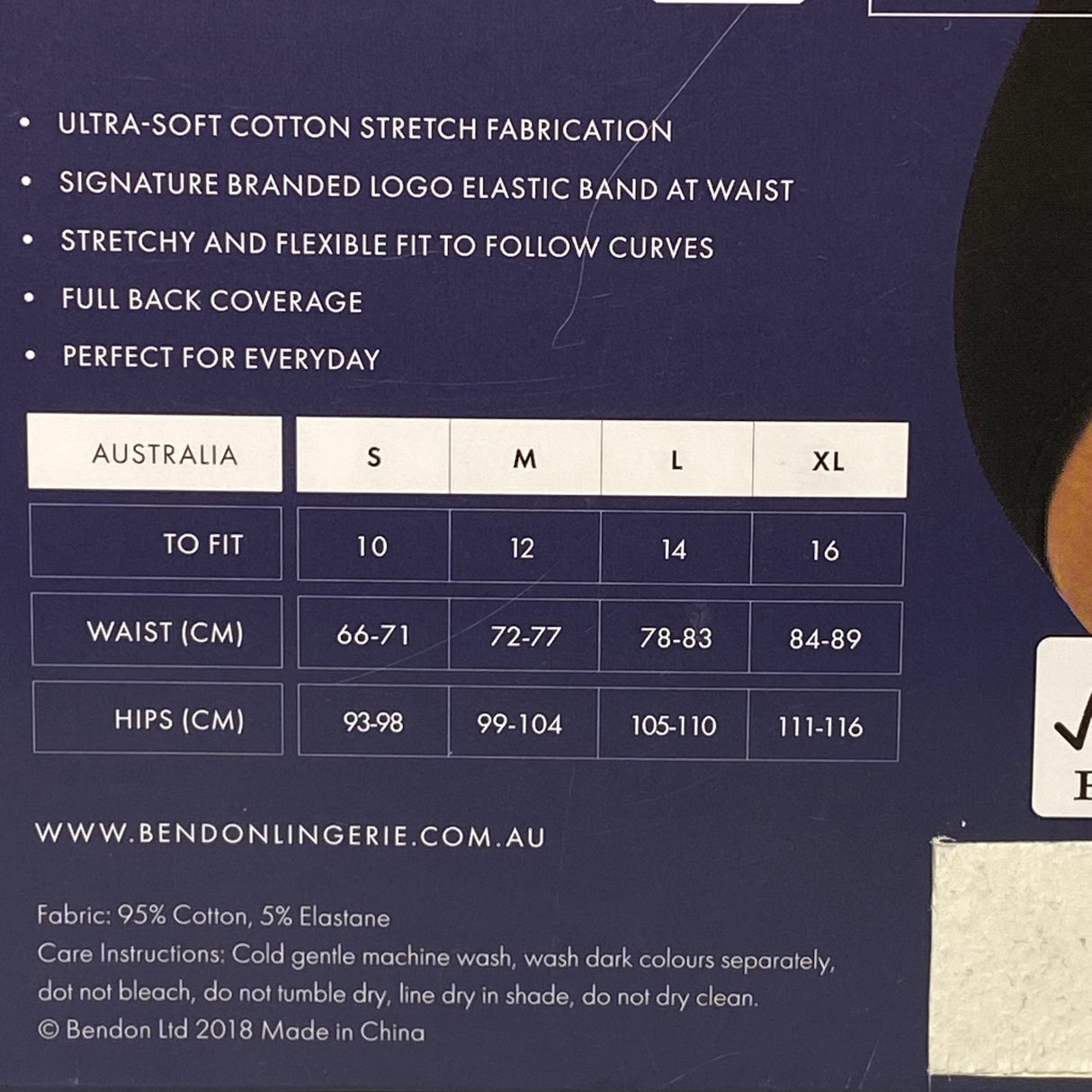 Bendon Women's 5x Comfy Brief SIZE - Large