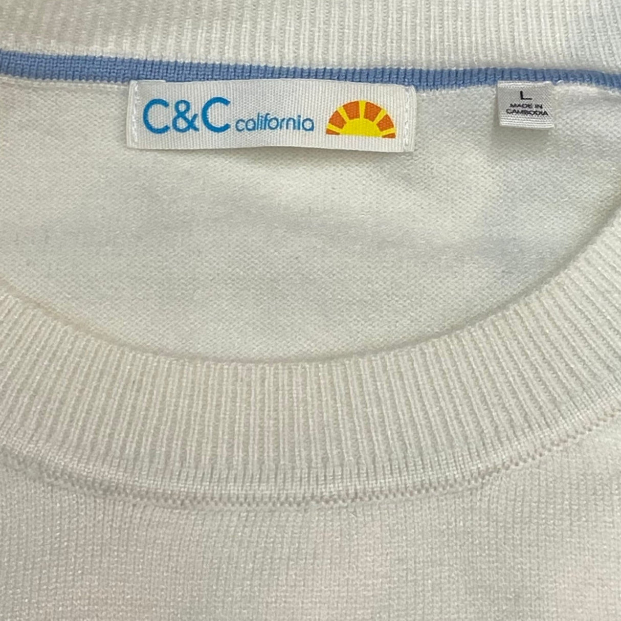 C&C California Women's Striped Knit Sweater SIZE - Large