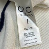 C&C California Women's Striped Knit Sweater SIZE - Large