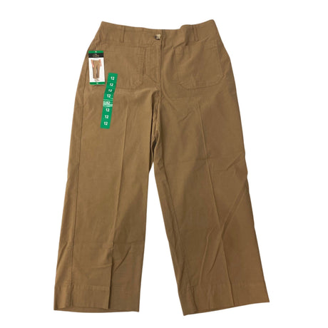 Dalia Women's High Rise Wide Leg Pants - Camel SIZE - 12