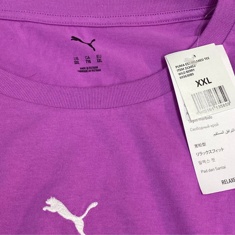 Puma Women's Essential Relaxed Tee - Wild Berry SIZE - XXL