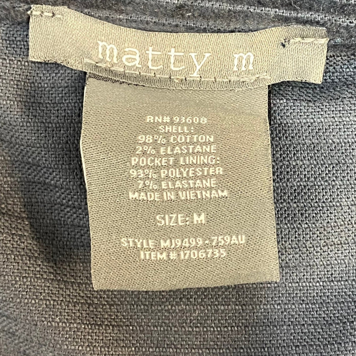 Matty M Women's Corduroy Shacket - Navy SIZE - Medium