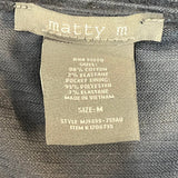 Matty M Women's Corduroy Shacket - Navy SIZE - Medium