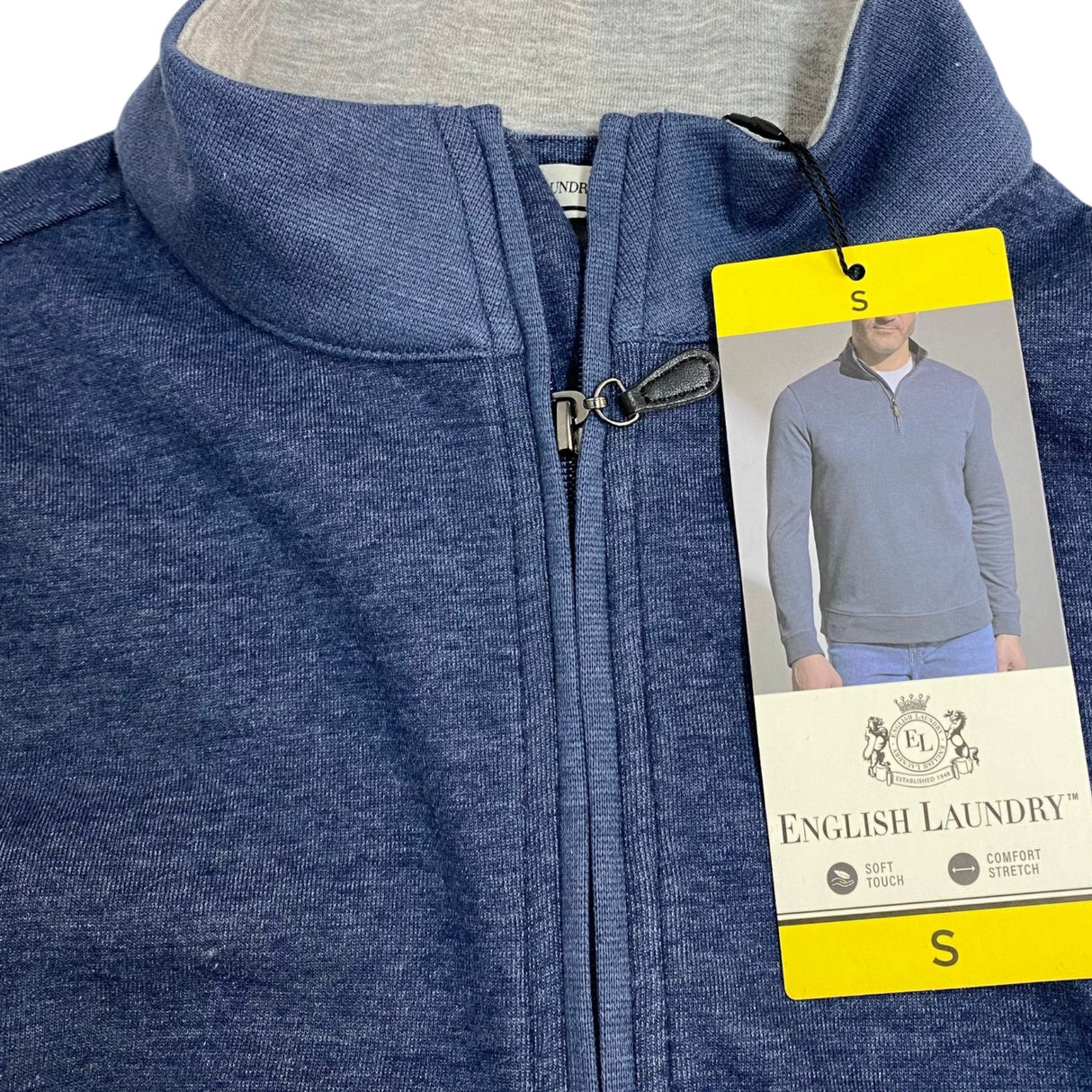 English Laundry Men's 1/4 Zip Sweatshirt SIZE - Small