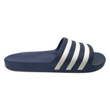 Adidas Men's Adilette Aqua Slide Sandal - Navy/White SIZE - 10