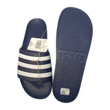 Adidas Men's Adilette Aqua Slide Sandal - Navy/White SIZE - 12