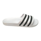 Adidas Men's Adilette Aqua Slide Sandal - White/Black SIZE - 12