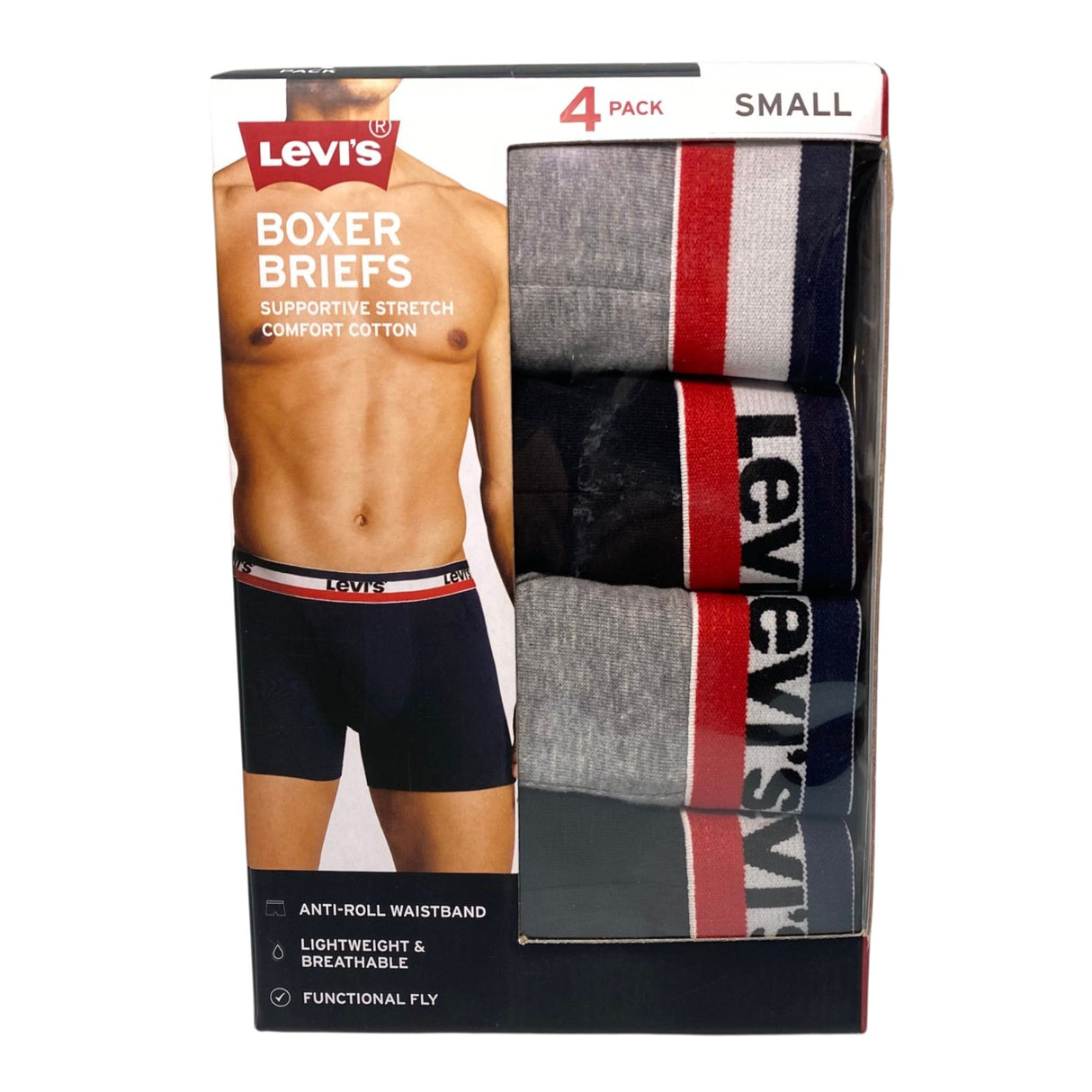 Levis 4x Men's Boxer Briefs SIZE - Small