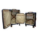 Tosca Park Avenue 2 Piece Soft Luggage Set 55cm and 65cm with Packing Cubes