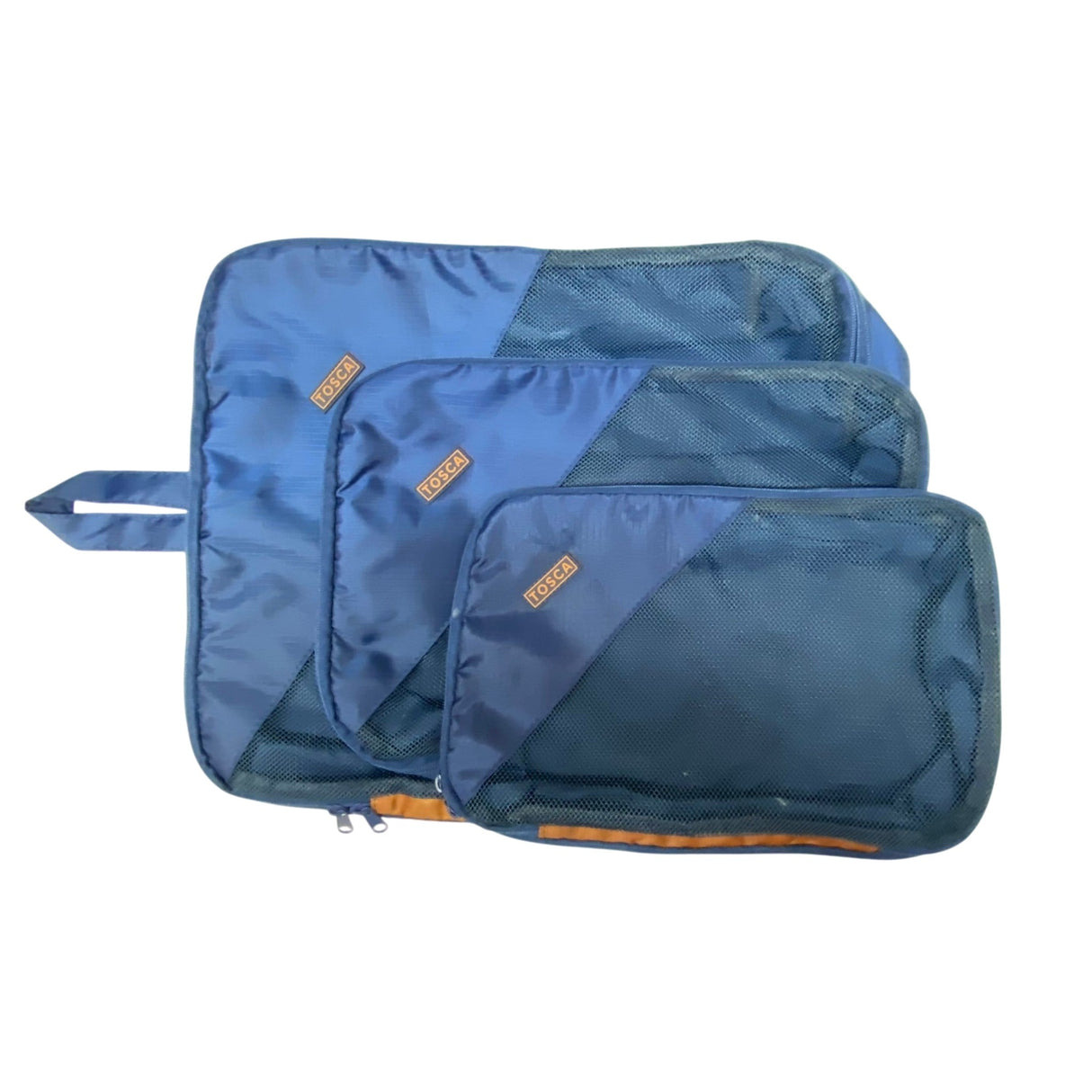 Tosca Park Avenue 2 Piece Soft Luggage Set 55cm and 65cm with Packing Cubes