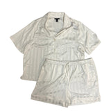 Midnight Women's 2 Piece Satin Summer Pyjamas SIZE - XXL