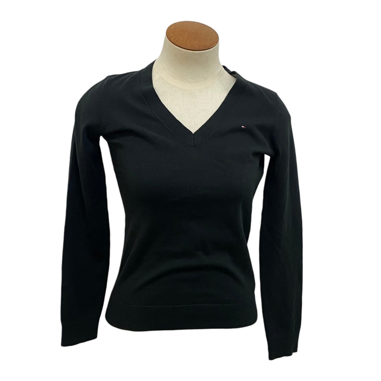 Tommy Hilfiger Women's Ivy V-Neck Knit Jersey SIZE - Extra Small