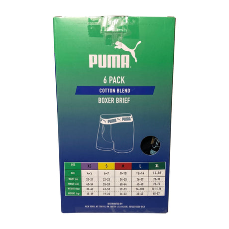Puma Boy's 6x Boxer Brief SIZE - Small
