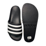 Adidas Men's Adilette Aqua Slide Sandal - Black/White SIZE - 7