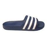 Adidas Men's Adilette Aqua Slide Sandal - Navy/White SIZE - 6