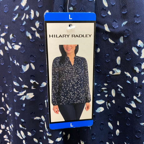 Hilary Radley Women's V Neck Blouse SIZE - Large