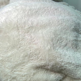 Frye 3 Piece Faux Fur Comforter Set - King - Cream