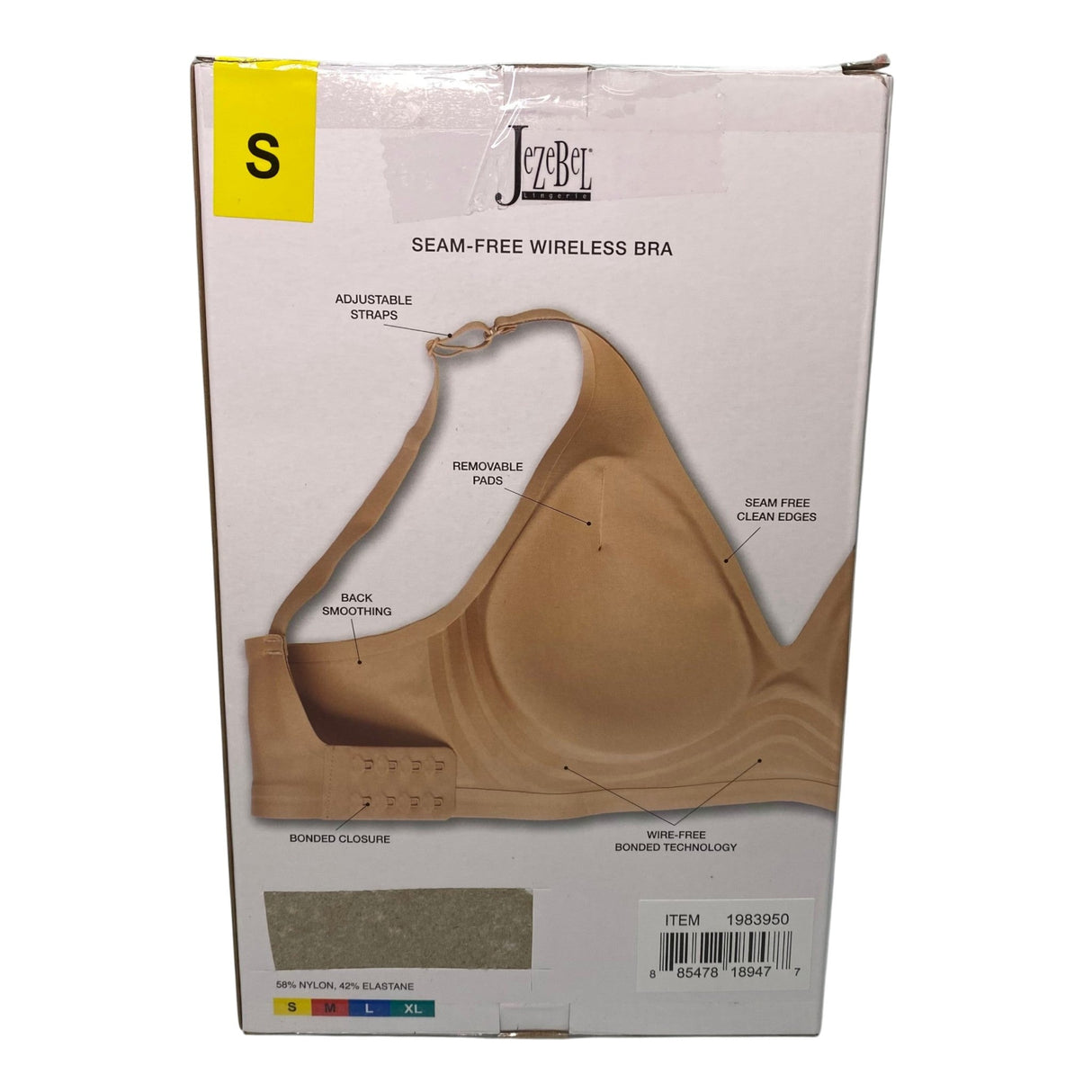 Jezebel Women's 2 Pack Wire-Free Bra Nude/Black SIZE - Small