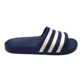 Adidas Men's Adilette Aqua Slide Sandal - Navy/White SIZE - 9