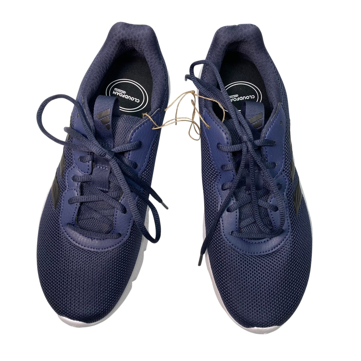 Adidas Men's Cloudfoam Flex Wide Fit Sneaker - Navy SIZE - 8