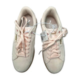Puma Women's Smashbelle Sneaker - Jasmine Flower with Gold Puma Detail SIZE - 40