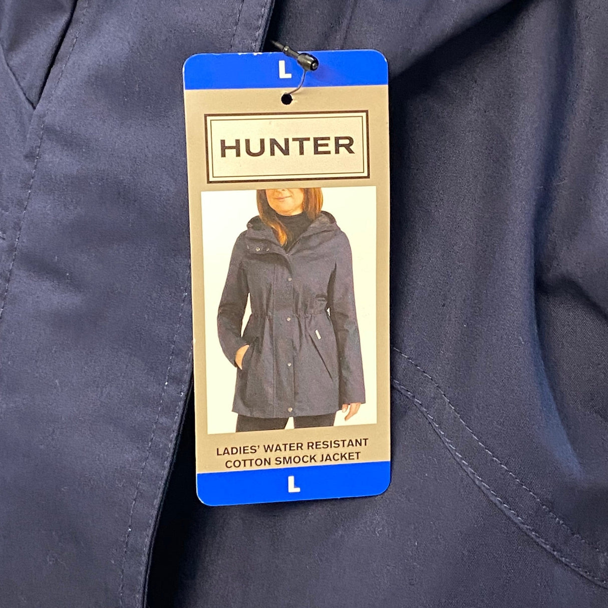 Hunter Women's Water Resistant Cotton Smock Jacket SIZE - Large